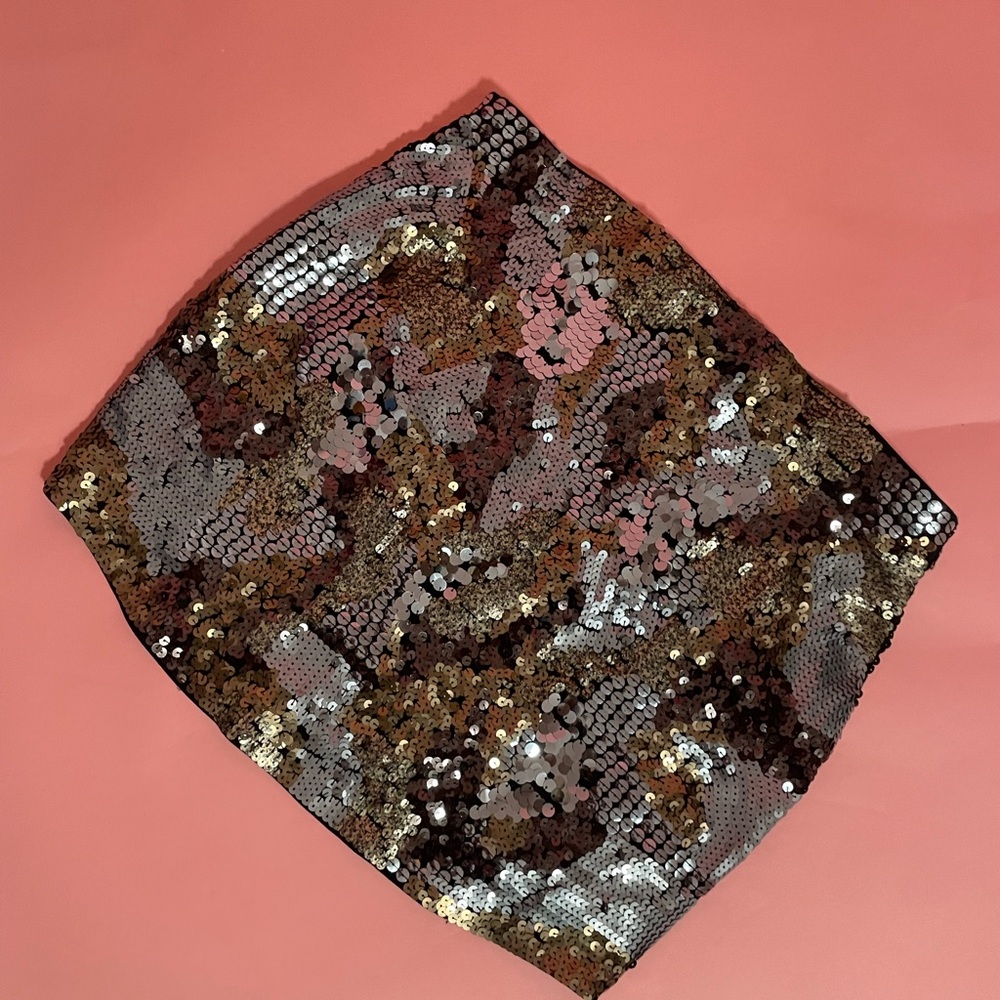 Sequin Pencil Skirt Statement Piece